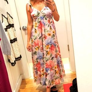 Express Floral Maxi Dress